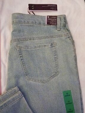 AMANDA By GLORIA VANDERBILT Jeans - Light Blue